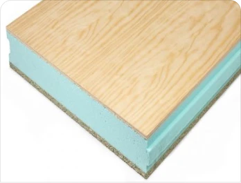 Instalación de panel sandwich en Segovia 7 Panel sandwich de madera con aislamiento térmico azul para cubiertas en Segovia